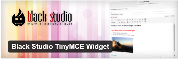 Black Studio TinyMCE Widget