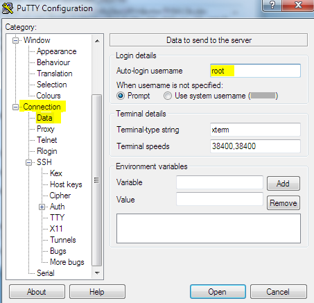 Configuración PuTTY para acceder con clave pública y privada a través de SSH 01