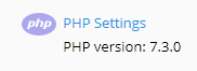 Web con PHP 7.3