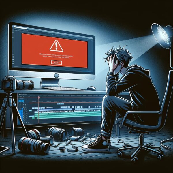 Error de Adobe Premiere: se ha detectado una incoherencia....